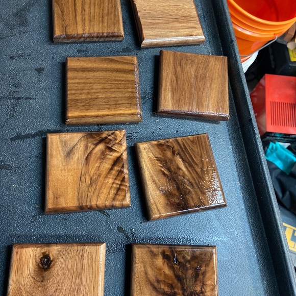 Walnut Coasters - Picture 3 of 4